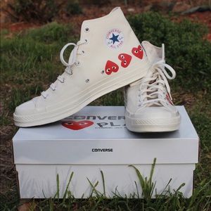 Play Comme Des Garçons x Converse Multi Red Heart